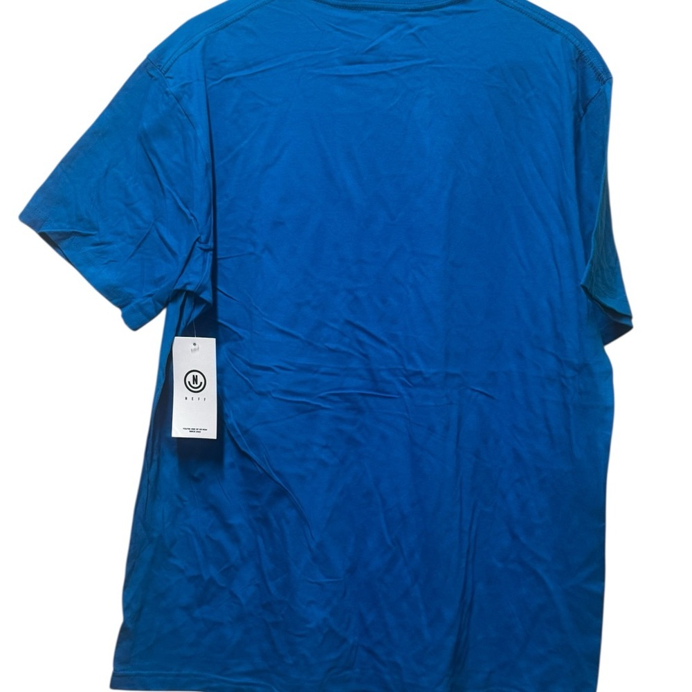 Neff Blue Tee with Black Logo - Picture 2 of 4